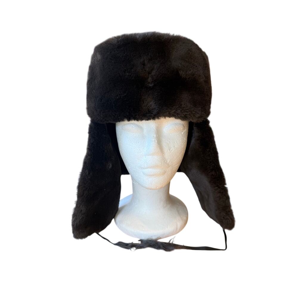 Chinese Military Army Communist Party Style Ushanka Hat Thermal Faux Fur Trapper